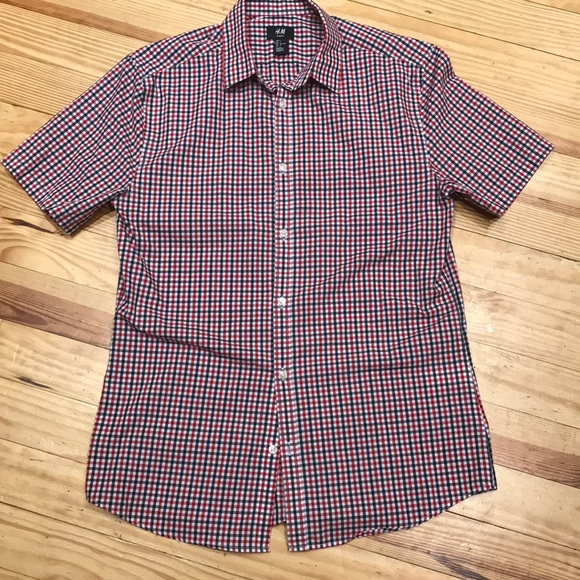 h and m slim fit shirts